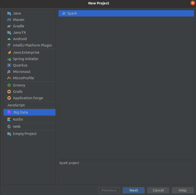 spark intellij big data tools