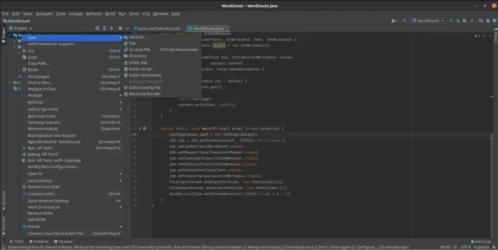 hadoop intellij