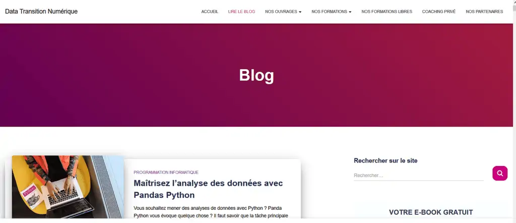 data transition numerique