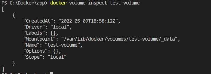 docker-volume-inspect